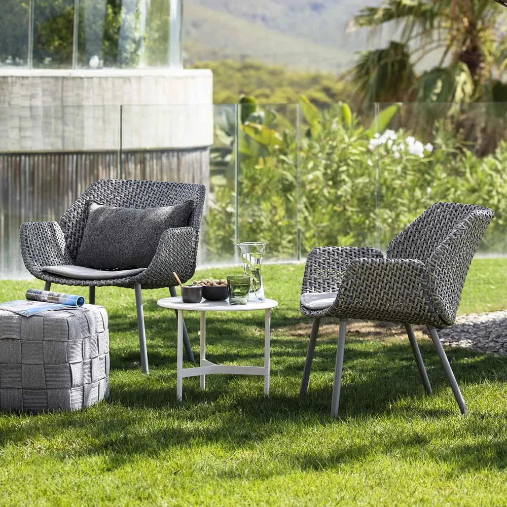 Vibe loungefåtölj, Black/anthracite Cane-line
