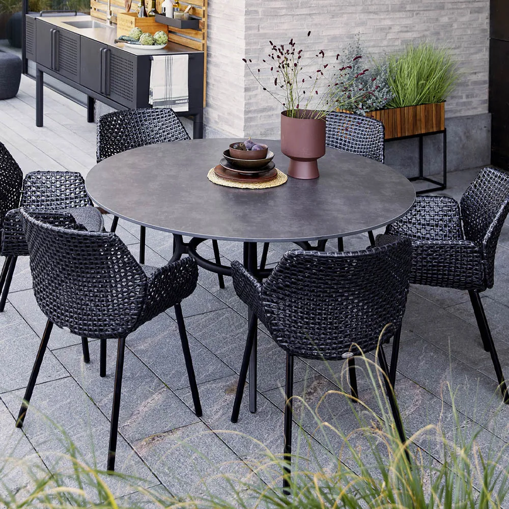 Vibe stol, Light grey/grey/taupe Cane-line