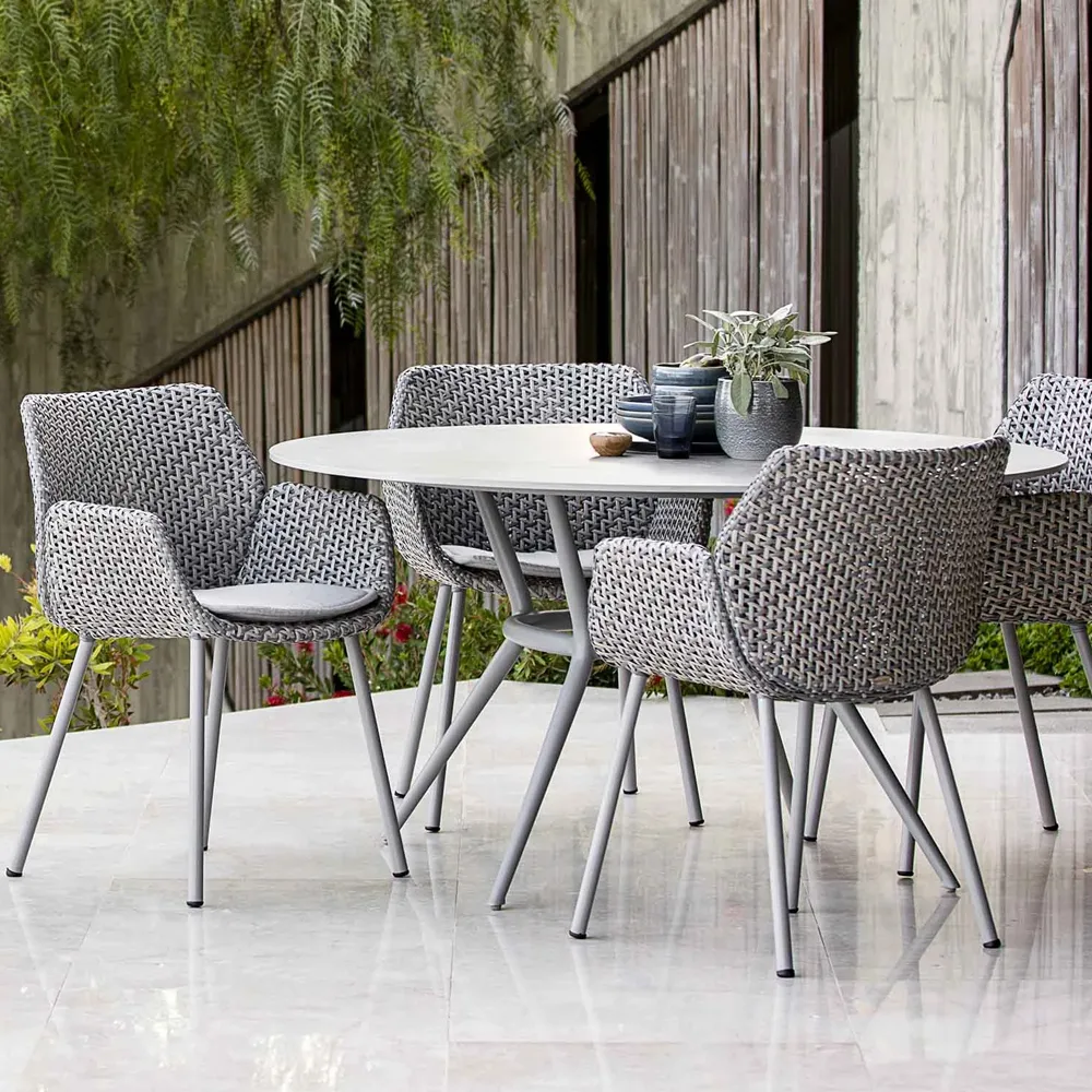 Vibe stol, Light grey/grey/taupe Cane-line