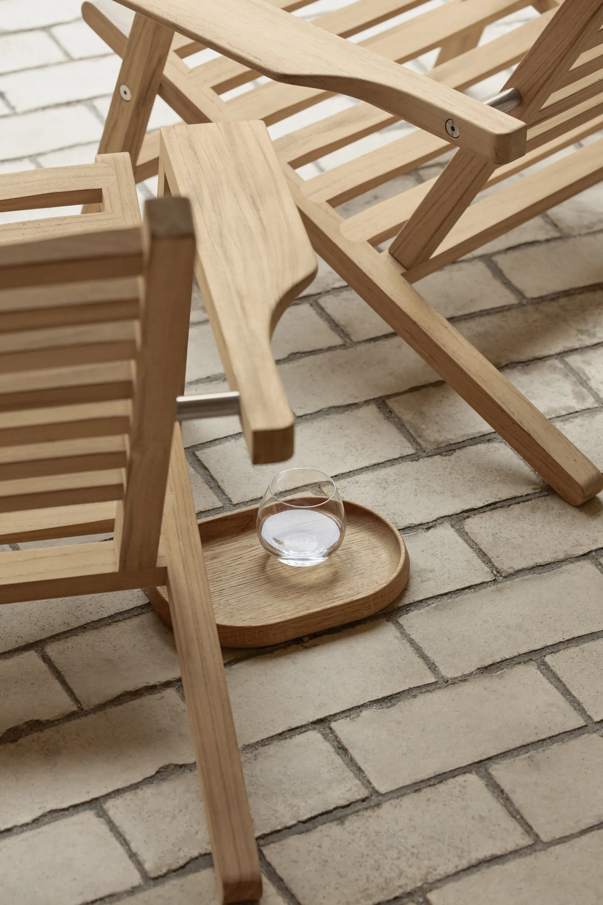 AH603 däckstol, Obehandlad teak Carl Hansen & Søn