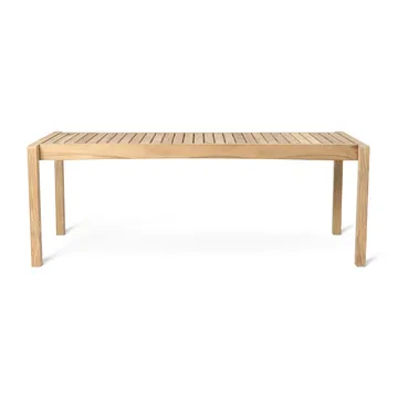 AH912 bord/bänk 123,5x48,5 cm - Obehandlad teak - Carl Hansen & Søn