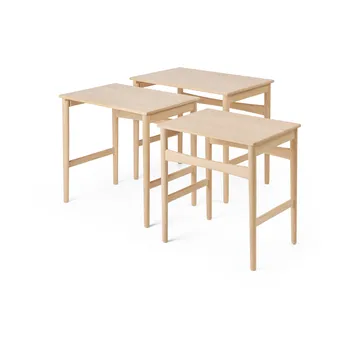 CH004 nesting tables satsbord - Oljad ek - Carl Hansen & Søn