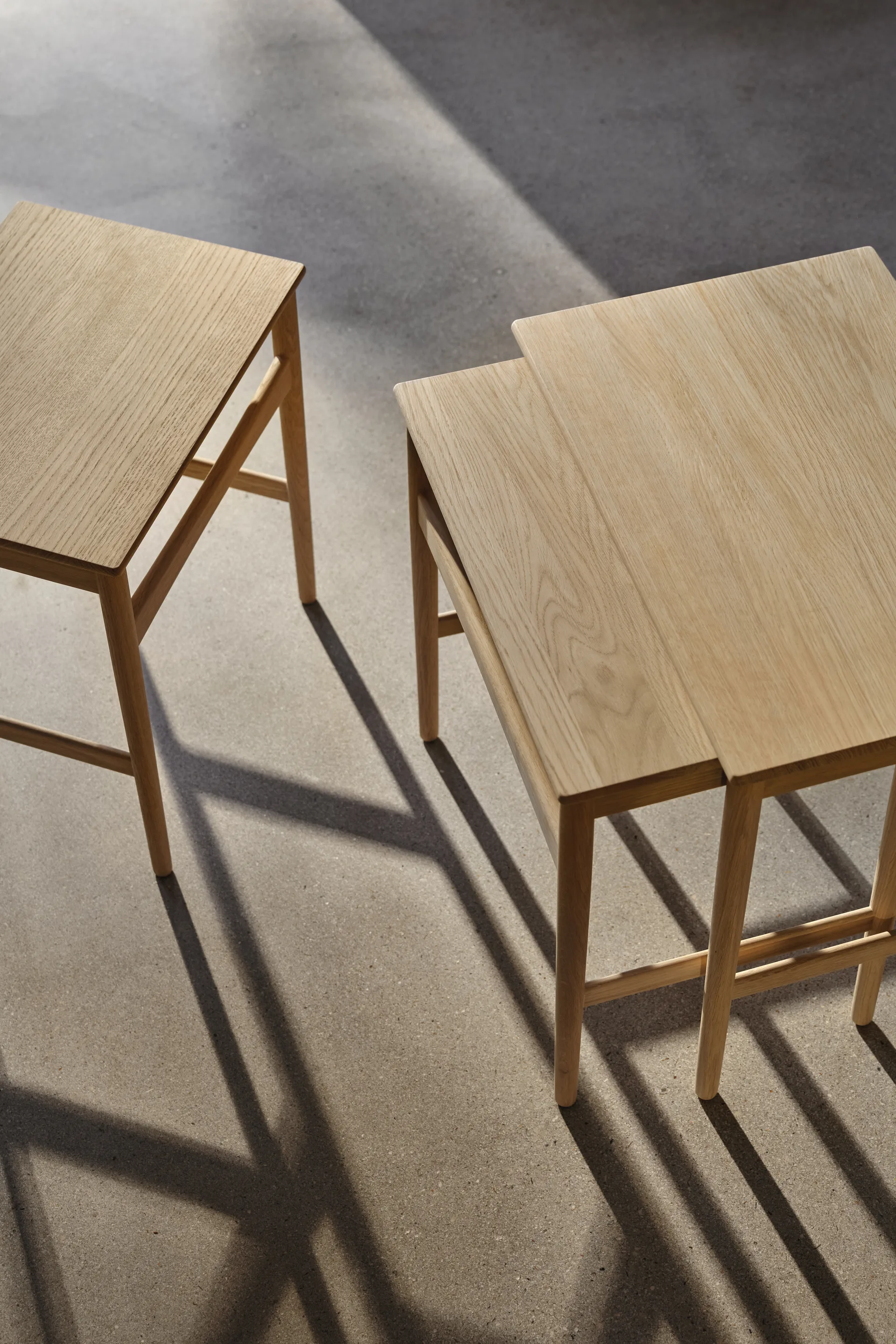 CH004 nesting tables satsbord, Oljad ek Carl Hansen & Søn