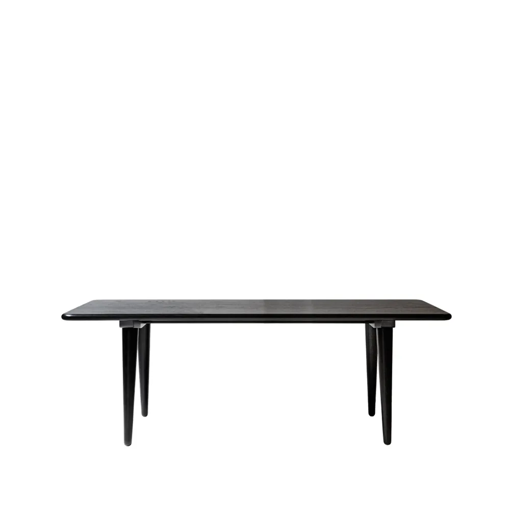 CH011 soffbord, Svartlackerad ek h 44 cm Carl Hansen & Søn