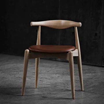 CH20 stol - Sif 90 läder natur-såpad ek - Carl Hansen & Søn