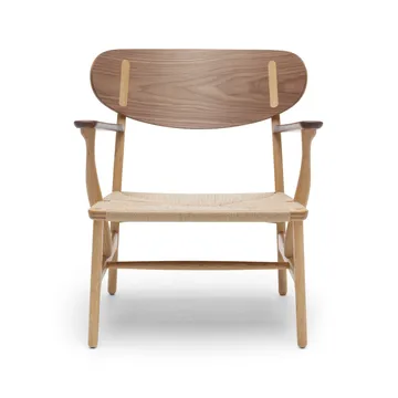 CH22 fåtölj - Oljad valnöt-ek-naturflätad - Carl Hansen & Søn
