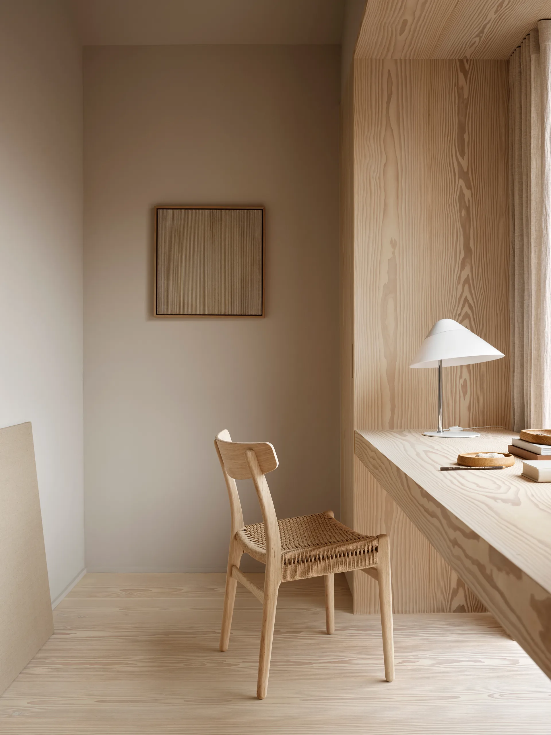 CH23 stol, Såpad ek-naturflätad Carl Hansen & Søn