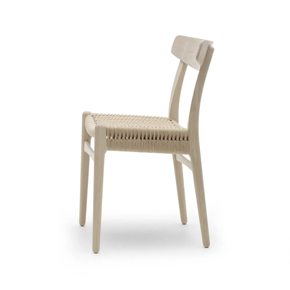 CH23 stol, Såpad ek-naturflätad Carl Hansen & Søn
