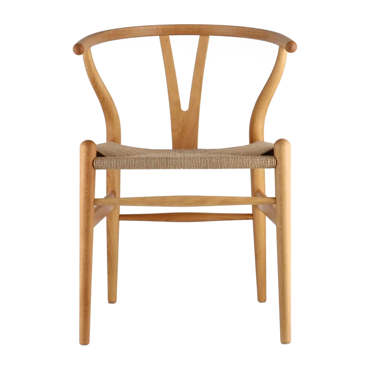 CH24 Y-stol - Oljad bok-naturflätad - Carl Hansen & Søn