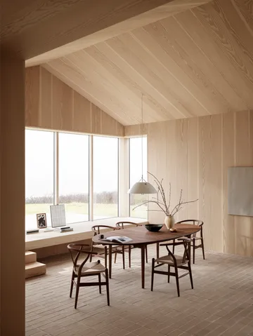 CH24 Y-stol - Oljad valnöt-naturflätad - Carl Hansen & Søn