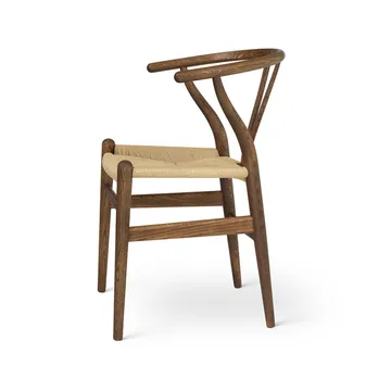 CH24 Y-stol - Rökoljad ek-naturflätad - Carl Hansen & Søn