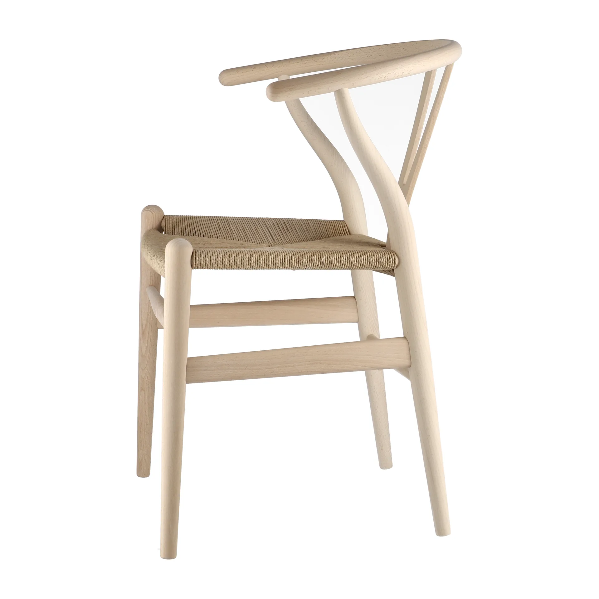 CH24 Y-stol - Såpad bok-naturflätad, 2-pack Carl Hansen & Søn