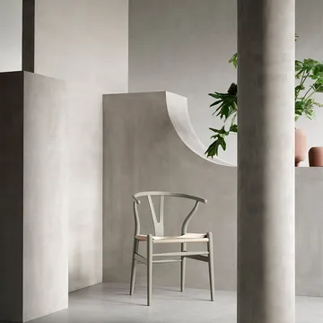 CH24 Y-stol Soft Crawford Wegner - Clay-naturflätad - Carl Hansen & Søn