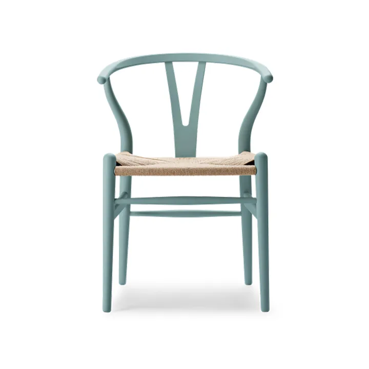 CH24 Y-stol Soft Crawford Wegner - Pewter-naturflätad - Carl Hansen & Søn
