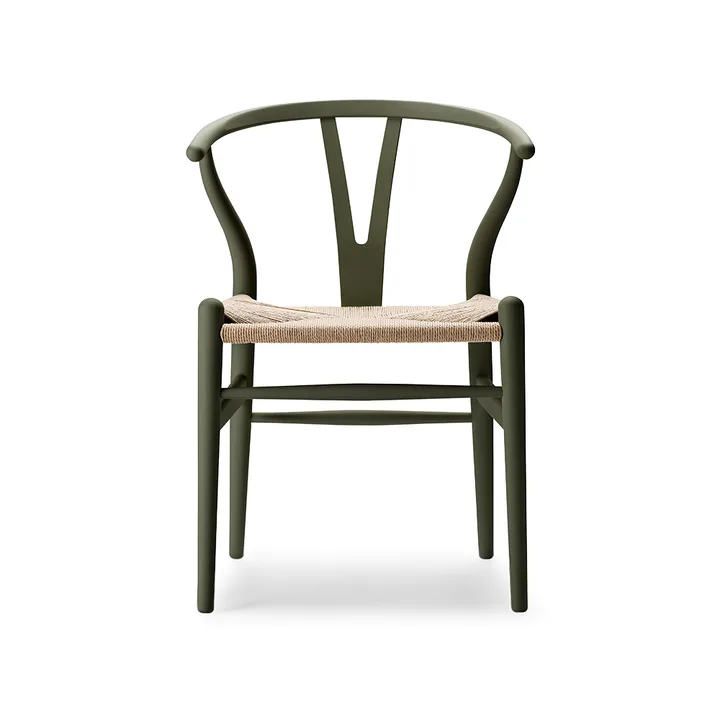 CH24 Y-stol Soft Crawford Wegner - Seaweed (grön)-naturflätad - Carl Hansen & Søn