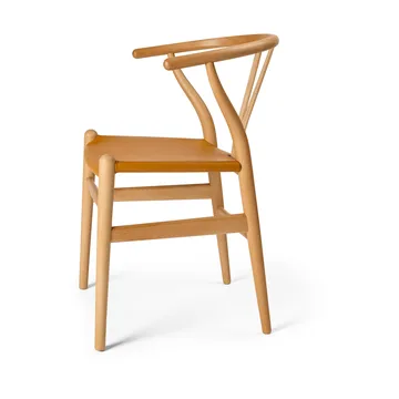 CH24P Y-stol - Läder Loke 7050-oljad bok - Carl Hansen & Søn