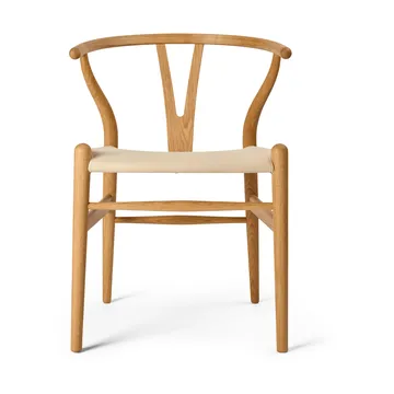 CH24P Y-stol - Läder Terra 20364-oljad ek - Carl Hansen & Søn