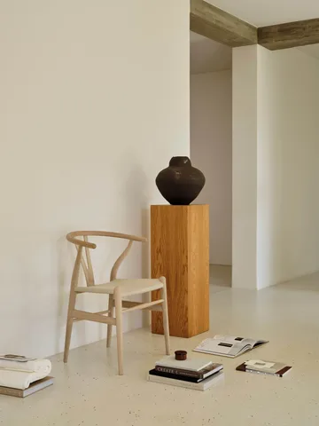 CH24P Y-stol - Läder Terra 20364-såpad ek - Carl Hansen & Søn