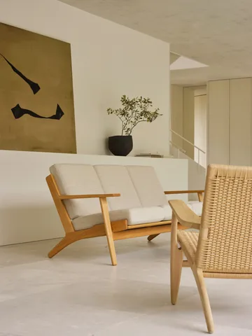 CH293 soffa 3-sits - Antoni 813-oljad ek - Carl Hansen & Søn