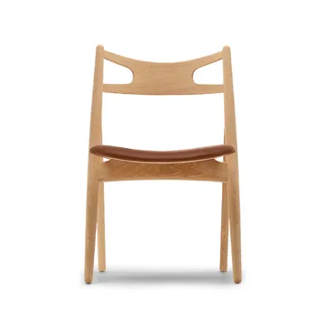 CH29P Sawbuch chair lädersits - Thor 325-oljad ek-naturfärgad - Carl Hansen & Søn