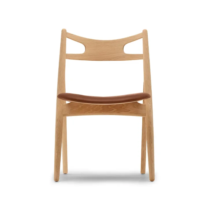 CH29P Sawbuch chair lädersits - Thor 325-oljad ek-naturfärgad - Carl Hansen & Søn