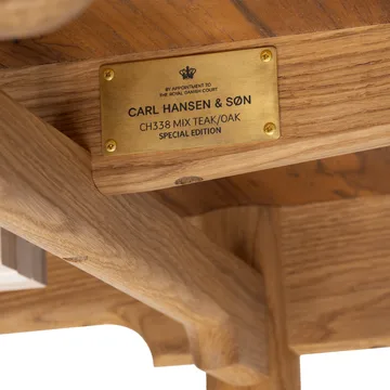 CH338 matbord + 1 ilägg Special Edition - Teak-ek - Carl Hansen & Søn
