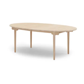 CH338 matbord med plats för 2 ilägg - Vitoljad ek, 200x115 cm - Carl Hansen & Søn