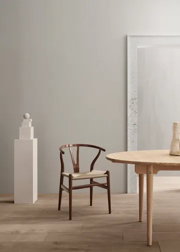 CH338 matbord med plats för 2 ilägg - Vitoljad ek, 200x115 cm - Carl Hansen & Søn