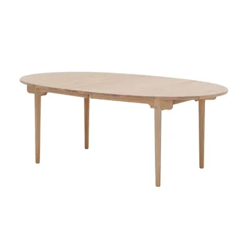 CH338 matbord utdragbart med plats för 4 ilägg - Ek vitolja-plats för 4 ilägg - Carl Hansen & Søn