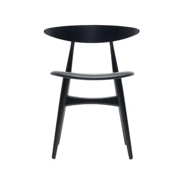 CH33P stol - Thor 301-svartlackad ek - Carl Hansen & Søn