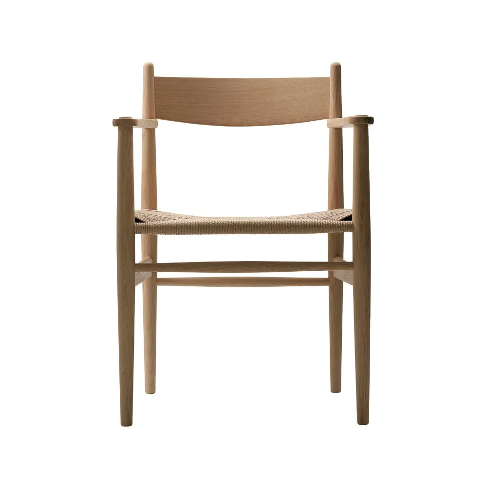 CH37 karmstol, Såpad ek-naturflätad Carl Hansen & Søn