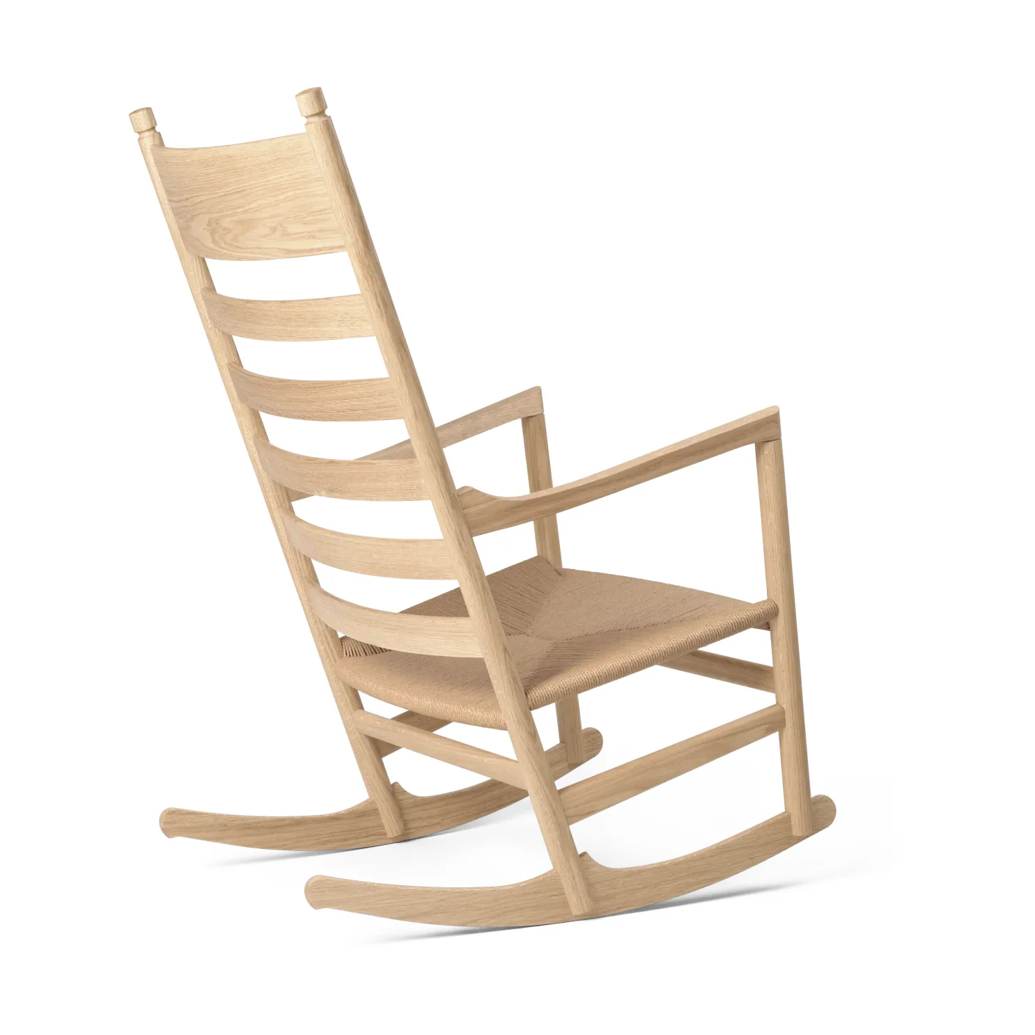 CH45 gungstol, Såpad ek-naturflätad Carl Hansen & Søn