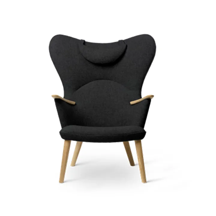CH78 Mama Bear fåtölj - Fiord 191 tyg-såpad ek - Carl Hansen & Søn