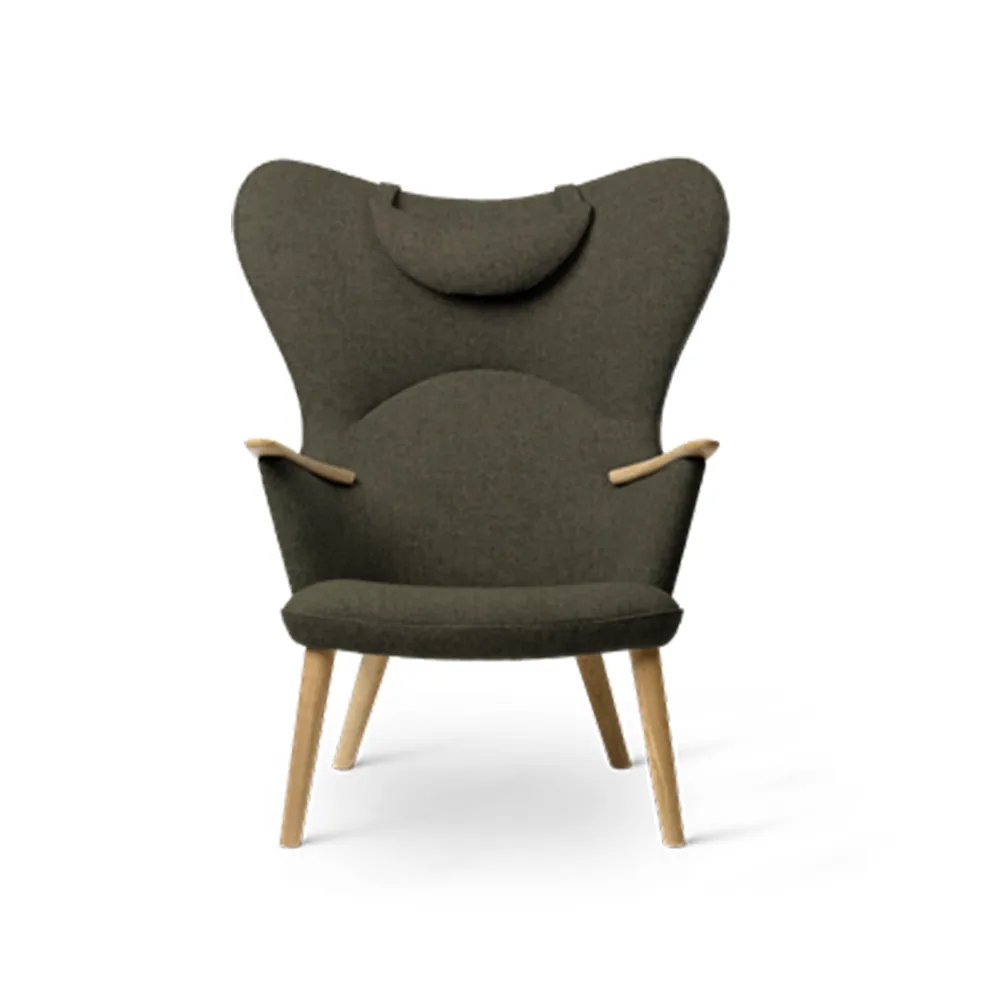 CH78 Mama Bear fåtölj, Fiord 961 tyg-oljad ek Carl Hansen & Søn