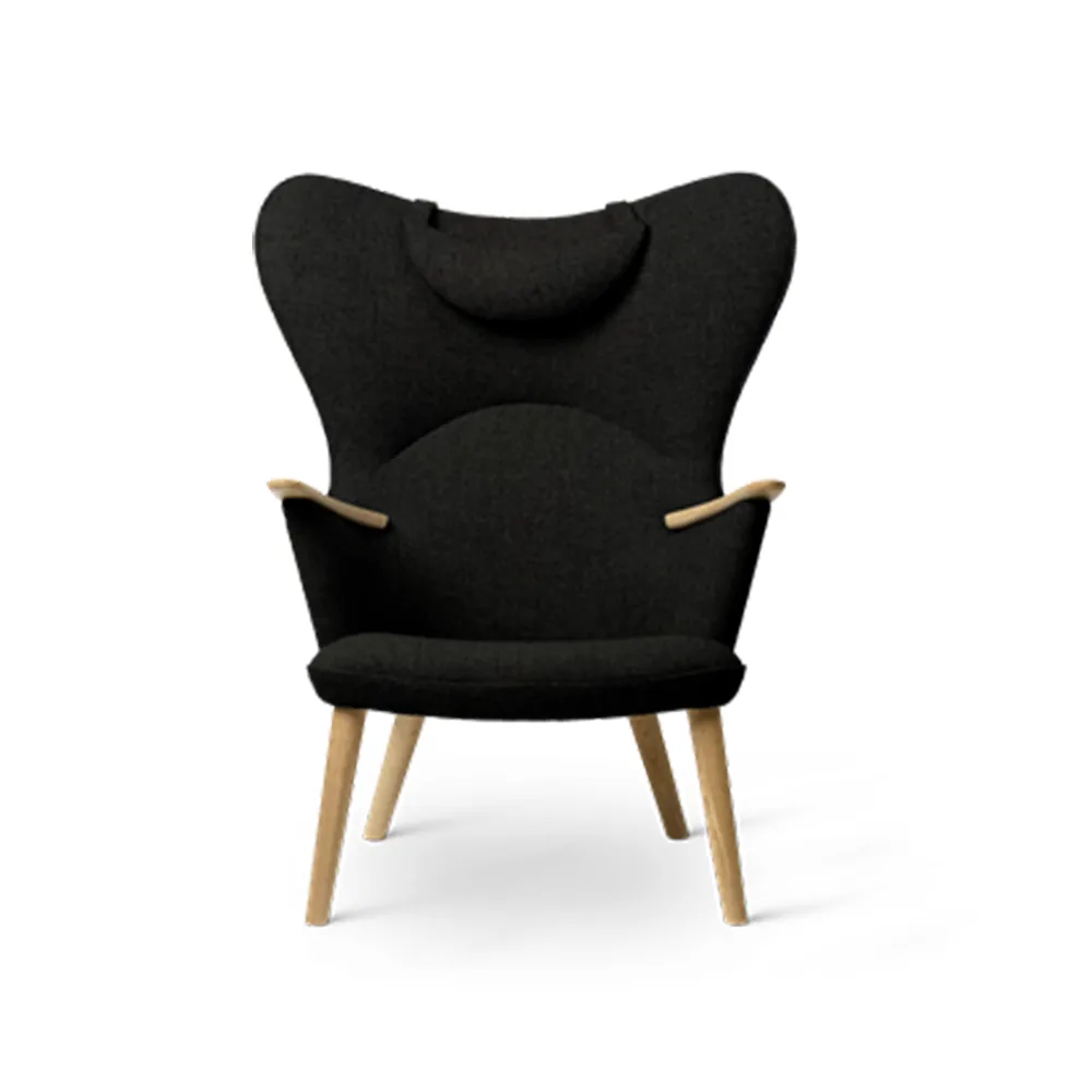 CH78 Mama Bear fåtölj, Fiord 991 tyg-oljad ek Carl Hansen & Søn