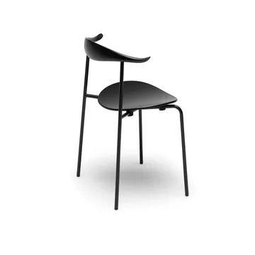 CH88P stol - Thor 301-svart bok-svart stativ - Carl Hansen & Søn