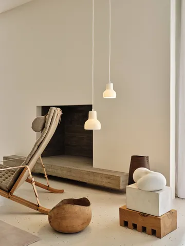 EM82 Porcelight pendel - White metal, Ø11 cm - Carl Hansen & Søn