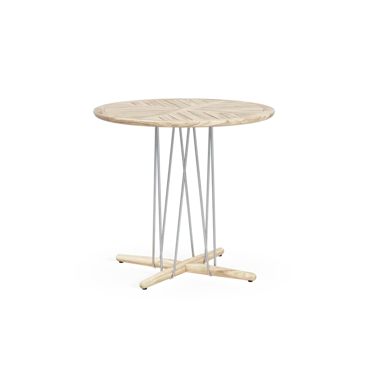Embrace Outdoor table Ø80 cm - Teak obehandlad - Carl Hansen & Søn