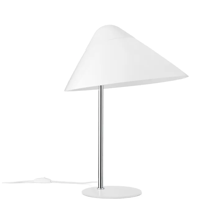 HJW02 Opala bordslampa Midi - White-chrome - Carl Hansen & Søn