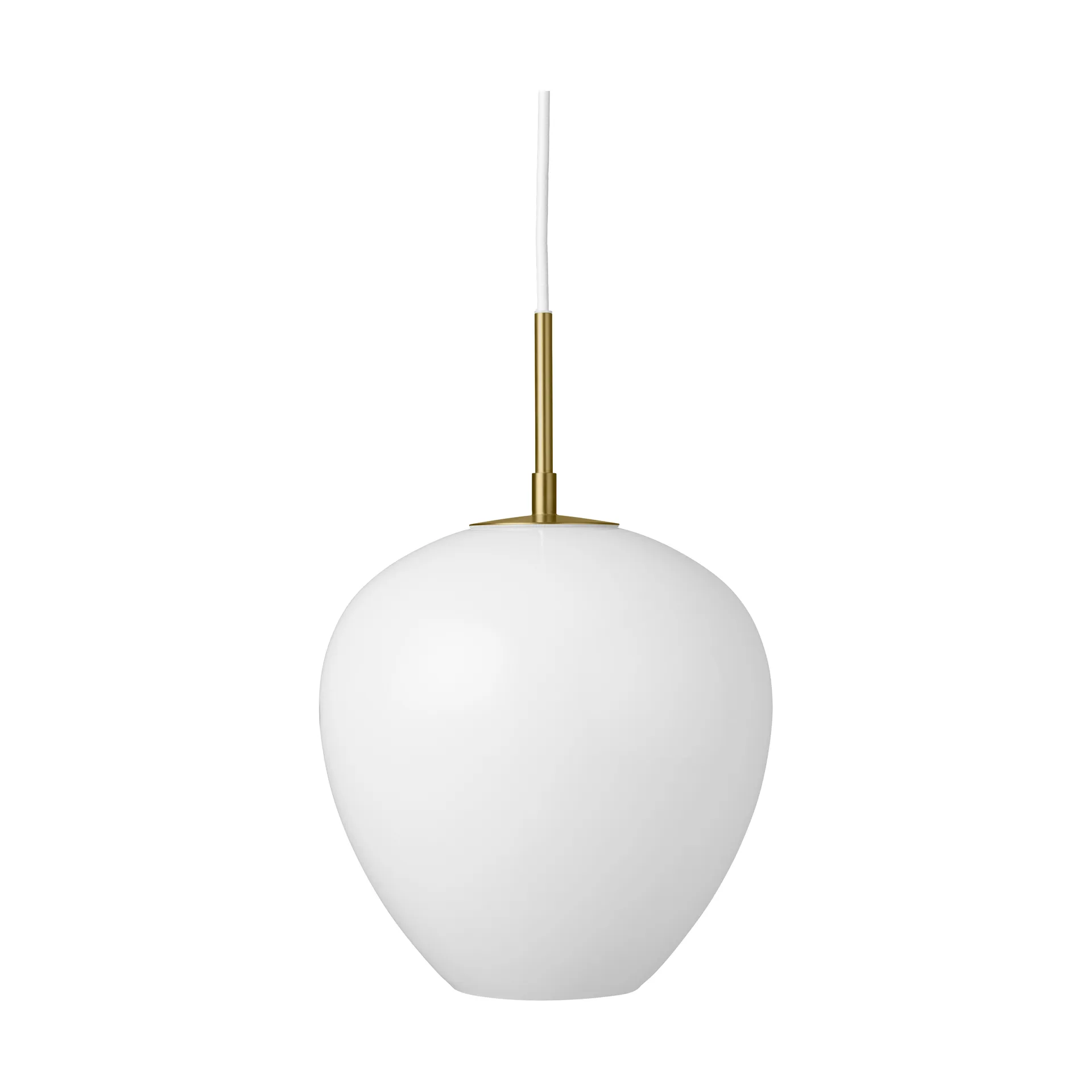 MT221 Tulip-lampan, Opalglas-mässing, Ø26 cm Carl Hansen & Søn