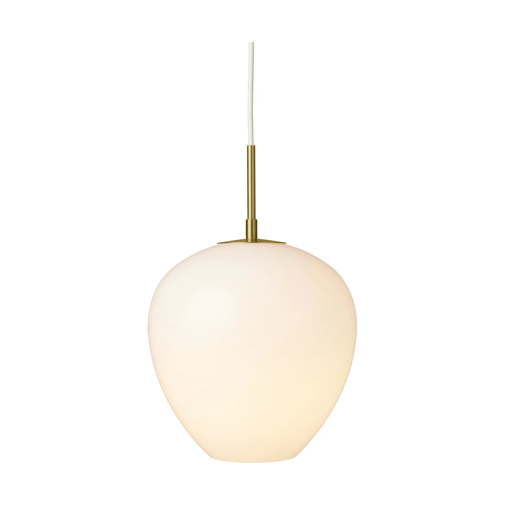 MT221 Tulip-lampan, Opalglas-mässing, Ø26 cm Carl Hansen & Søn