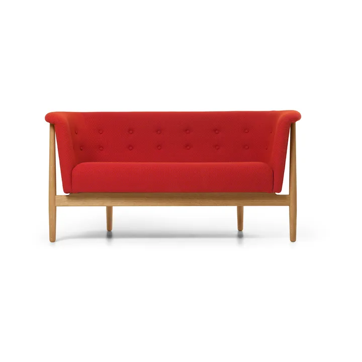 ND52-2 Vita soffa 146 cm - Sisu 0645-oljad ek - Carl Hansen & Søn