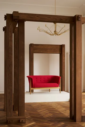 ND52-2 Vita soffa 146 cm - Sisu 0645-oljad ek - Carl Hansen & Søn