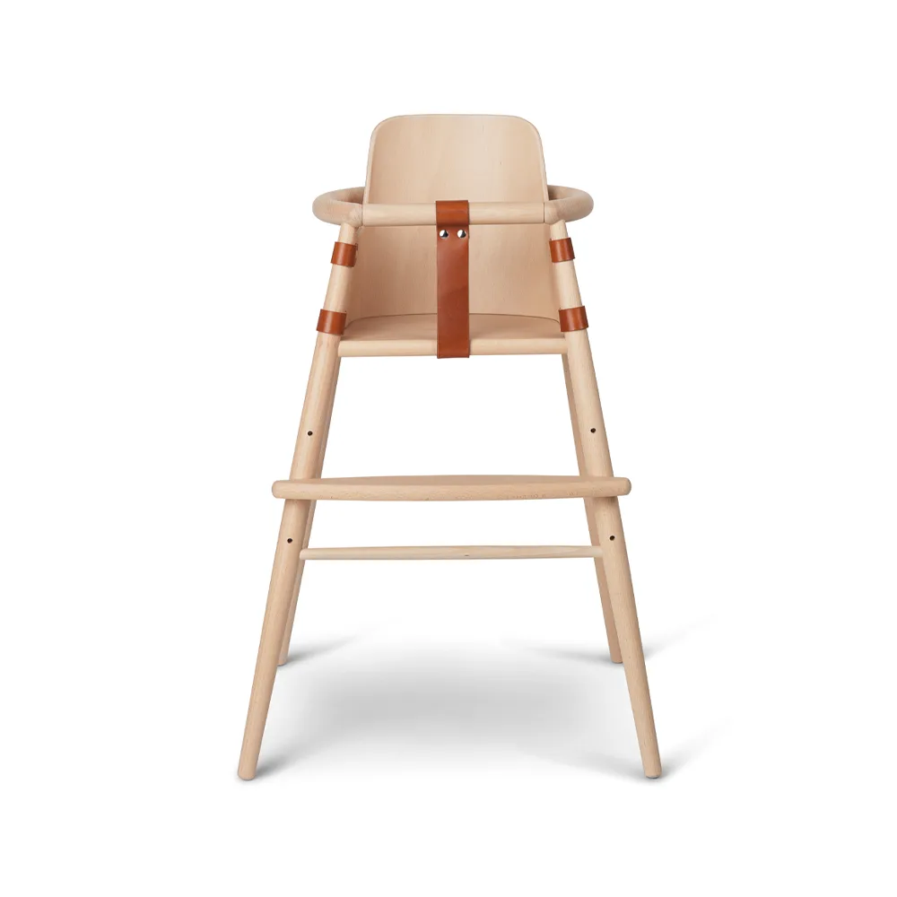 ND54 ryggstöd för baby, Klarlackad bok Carl Hansen & Søn