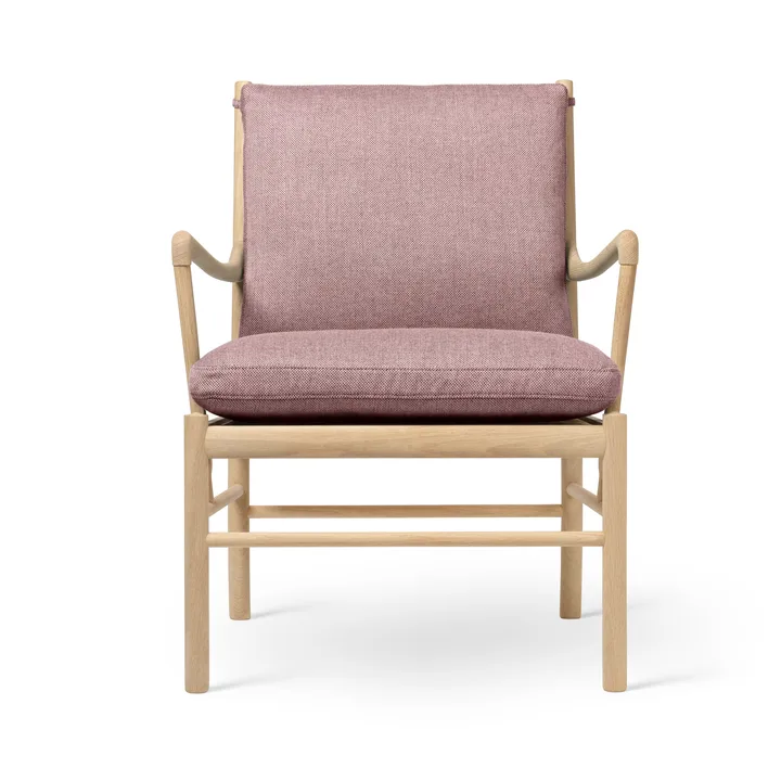 OW149 Colonial chair fåtölj - Re-wool 0648-såpad ek - Carl Hansen & Søn
