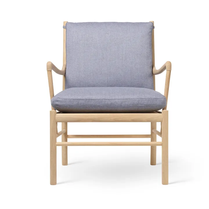 OW149 Colonial chair fåtölj - Re-wool 0868-såpad ek - Carl Hansen & Søn