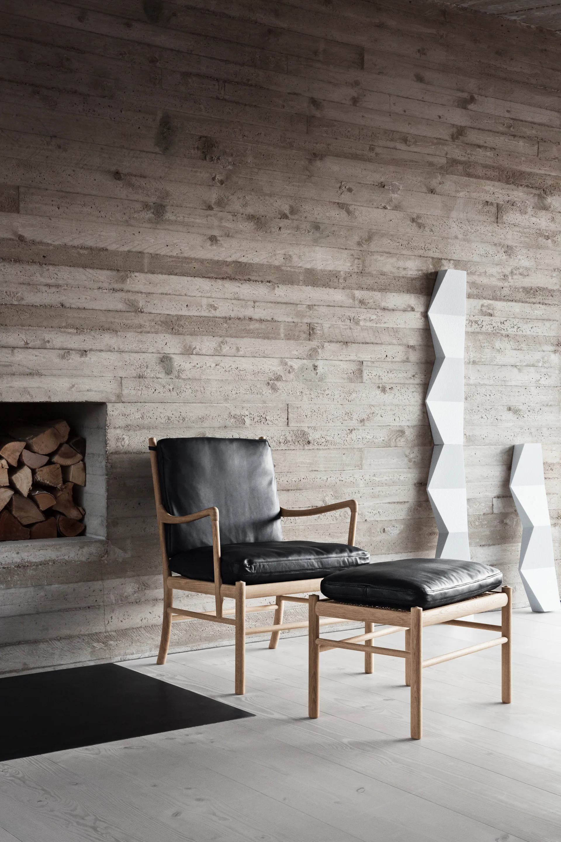 OW149 Colonial chair fåtölj, Sif 95-såpad ek Carl Hansen & Søn