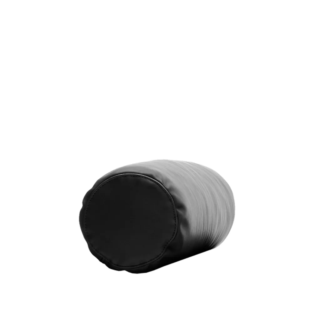OW150 nackkudde, Svart läder Carl Hansen & Søn