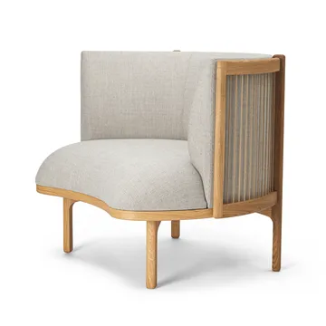 RF1904 Sideways loungefåtölj - Oiled oak-Molly 122 - Carl Hansen & Søn