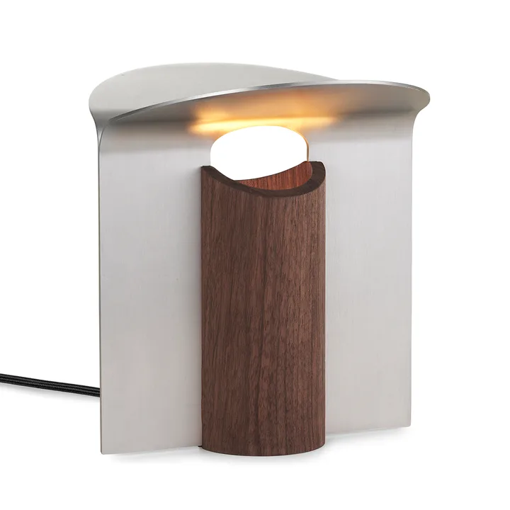 RF200 Petal bordslampa, Oiled walnut-aluminium - Carl Hansen & Søn